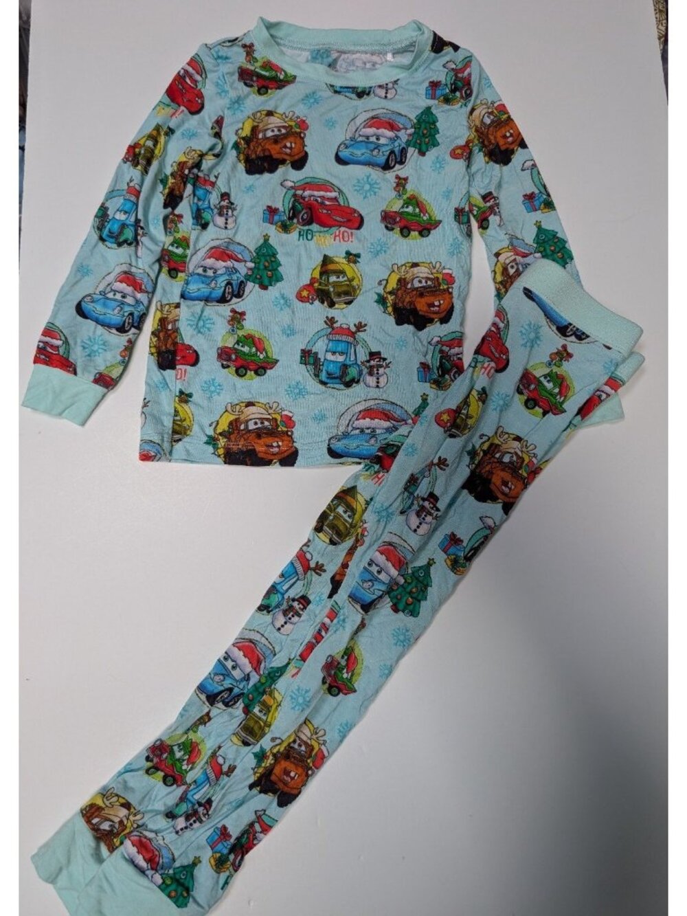 Kids Cars Christmas Pajama Set Long Sleeve Millie Rose 2T Bamboo